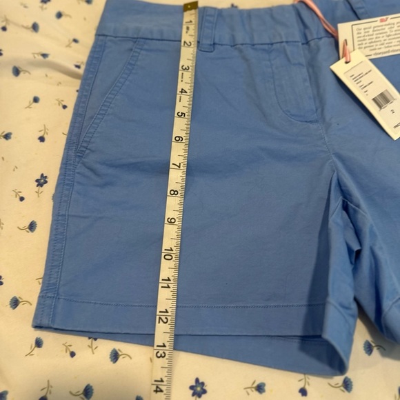 NWT Woman’s Sz: 2 Vineyard Vines Cornflower Blue 5 Inch Inseam Every Day Shorts. - Picture 4 of 10